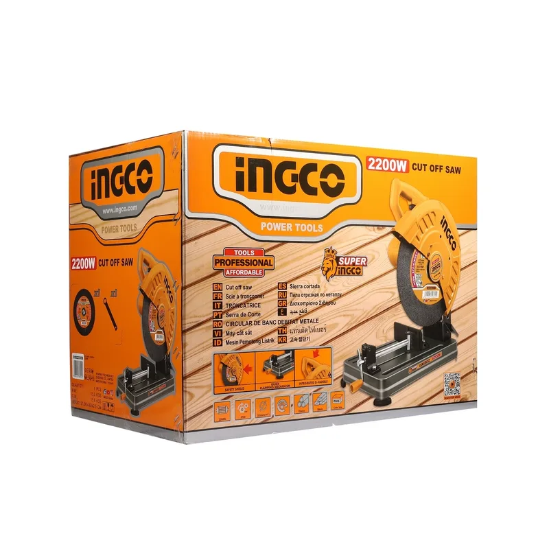 INGCO เครื่องตัดไฟเบอร์ (Cut-Off Machine) ขนาด 14 นิ้ว กำลัง 2,200 W รุ่น COS223558 - Image 6