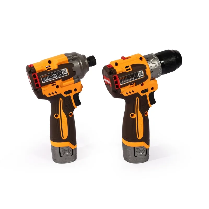 INGCO ชุดคอมโบเครื่องมือไร้สาย สว่าน+ไขควงกระแทก 16V-BL รุ่น COSLI240968 - Image 4