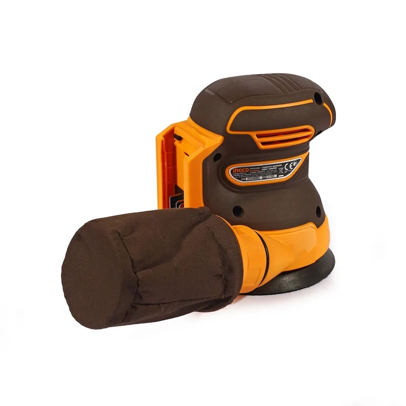 INGCO เครื่องขัดกระดาษทรายกลมไร้สาย 20V (Body Only) รุ่น CROSLI2002 - Image 4