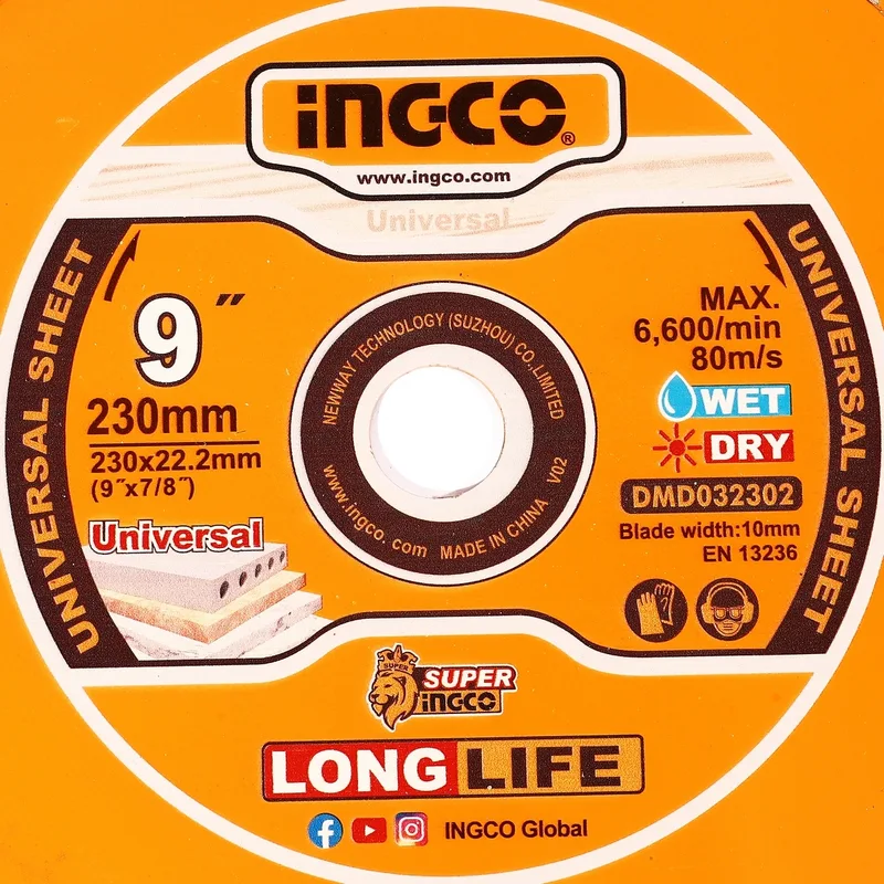 INGCO ใบตัดเพชร ขนาด 9 นิ้ว รุ่น DMD032302 - Image 3