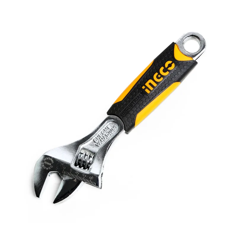 INGCO ประแจเลื่อน (Adjustable Wrench) ขนาด 6 นิ้ว เหล็ก CR-V รุ่น HADW131068