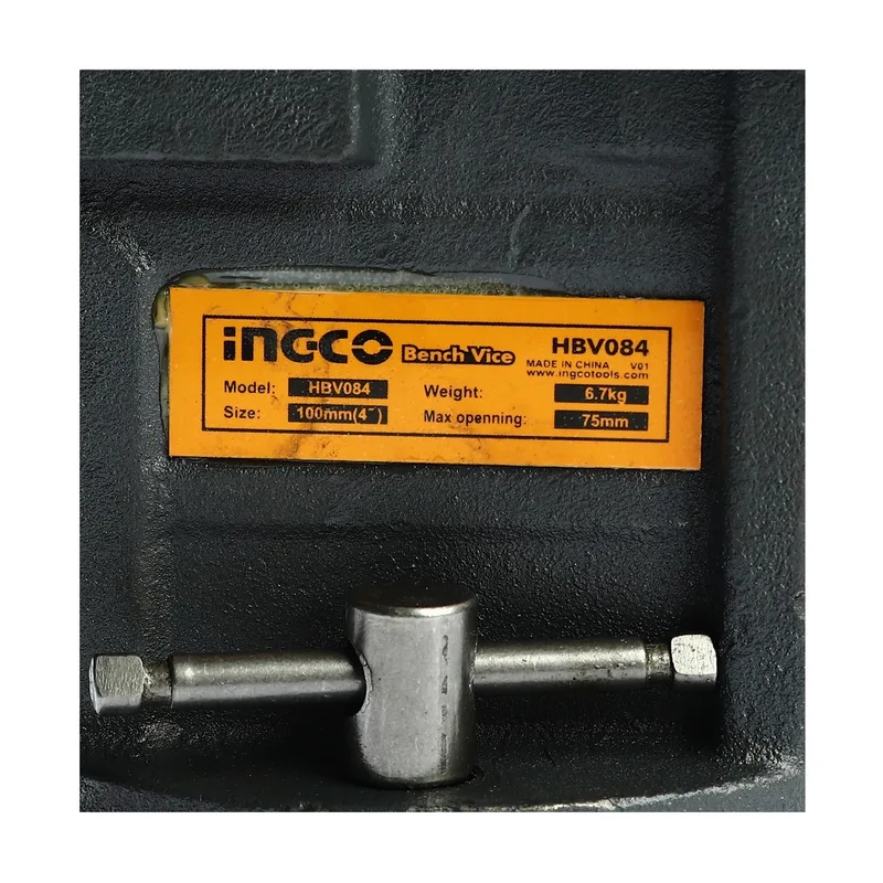 INGCO ปากกาจับชิ้นงาน (Bench Vise) ขนาด 4 นิ้ว รุ่น HBV084 - Image 4