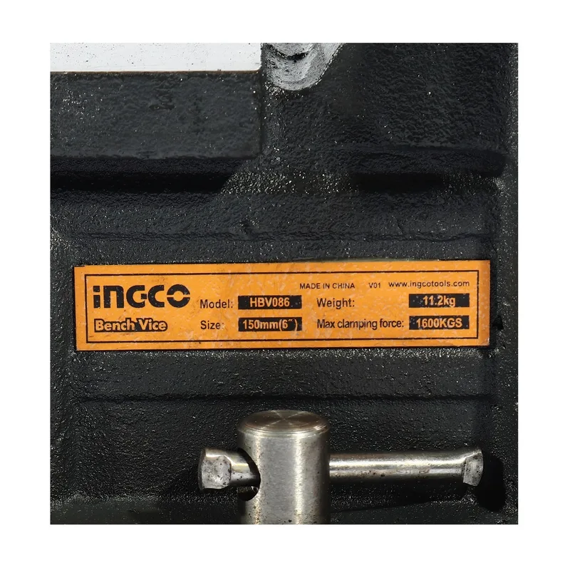 INGCO ปากกาจับชิ้นงาน (Bench Vise) ขนาด 6 นิ้ว รุ่น HBV086 - Image 5