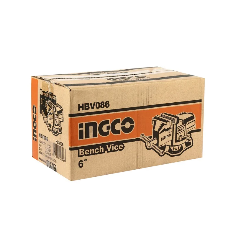 INGCO ปากกาจับชิ้นงาน (Bench Vise) ขนาด 6 นิ้ว รุ่น HBV086 - Image 6