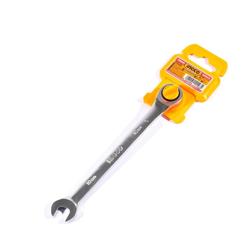 INGCO ประแจแหวนเกียร์ (Ratchet Wrench) เบอร์ 10 มม. เหล็ก CR-V รุ่น HCSPAR101 - Image 2