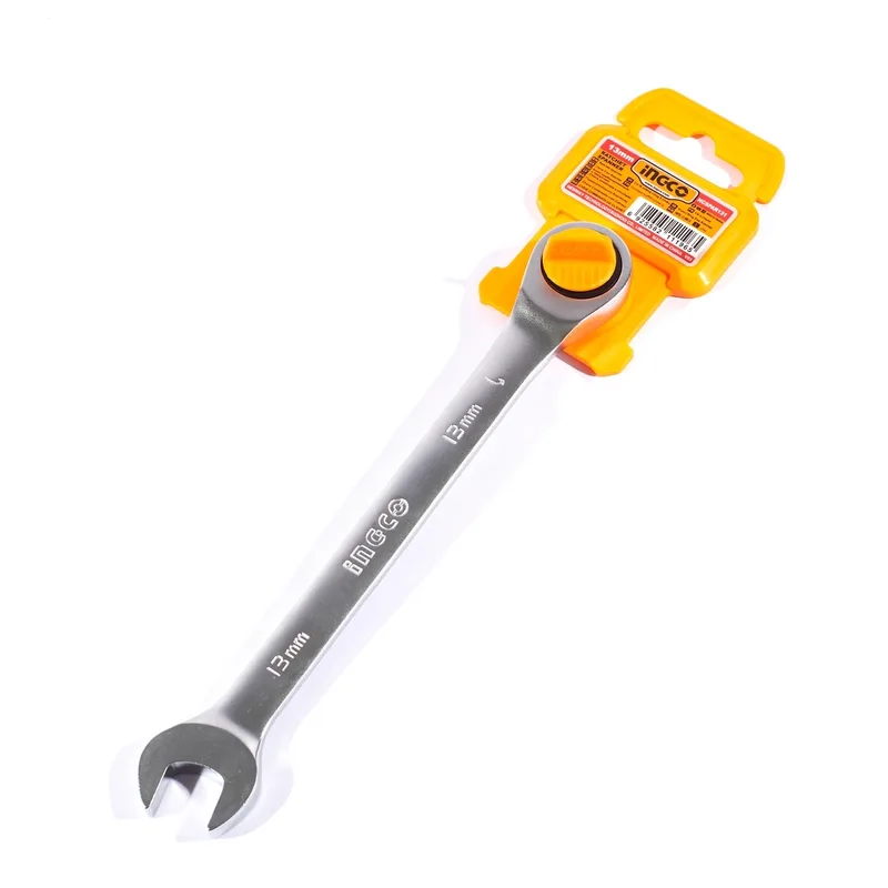 INGCO ประแจแหวนเกียร์ (Ratchet Wrench) เบอร์ 13 มม. เหล็ก CR-V รุ่น HCSPAR131 - Image 2
