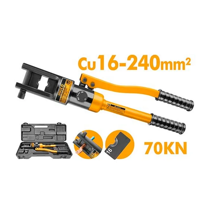 INGCO คีมย้ำหางปลา รุ่น HHCT01240