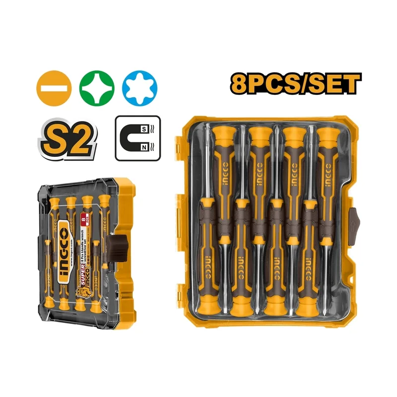 INGCO ชุดไขควง 8 ชิ้น รุ่น HKSD0818