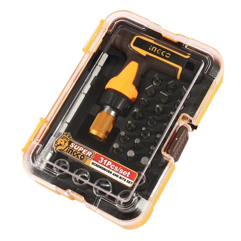 INGCO ชุดไขควงและลูกบล็อก 31 ชิ้น รุ่น HKSDB0318 - Image 2