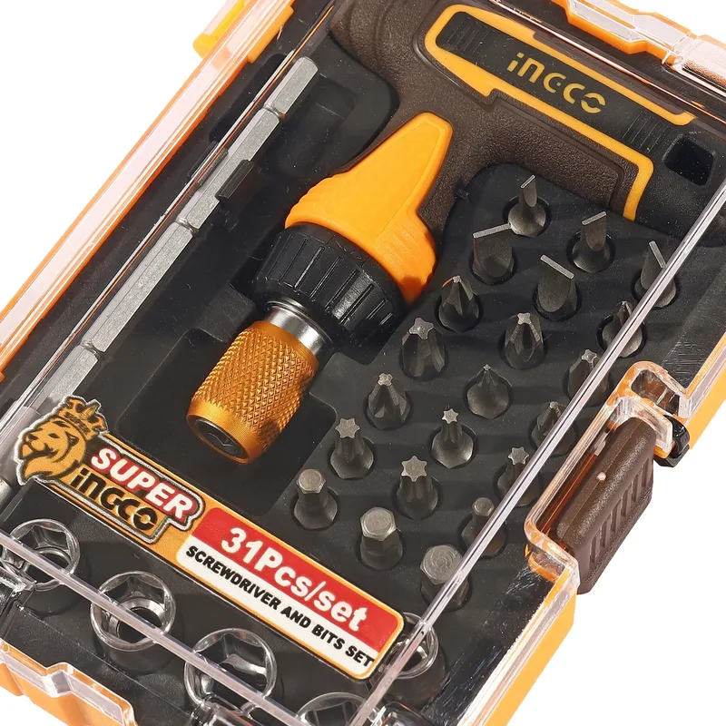 INGCO ชุดไขควงและลูกบล็อก 31 ชิ้น รุ่น HKSDB0318 - Image 3