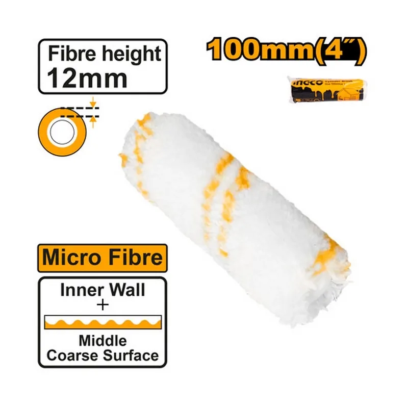 INGCO ลูกกลิ้งทาสี 4 นิ้ว 250 ชิ้น/กล่อง รุ่น HRC3610016