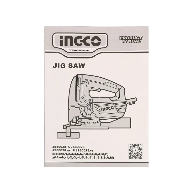 INGCO เลื่อยจิ๊กซอว์ไร้สาย 220V รุ่น JS80028 - Image 11