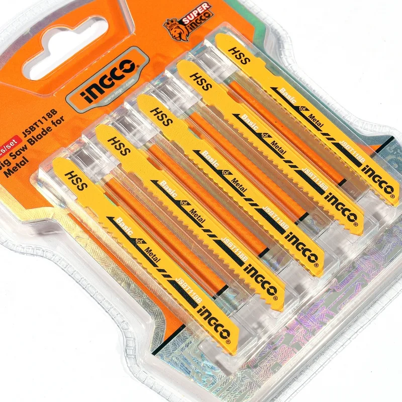 INGCO ใบเลื่อยจิ๊กซอว์ 12 ฟัน 5 ชิ้น/ชุด รุ่น JSBT118B - Image 3