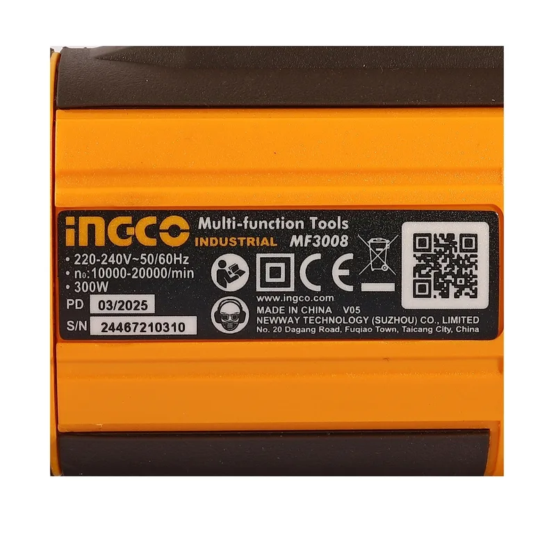 INGCO เครื่องมืออเนกประสงค์ (Multi-Tool) ไร้สาย 220V รุ่น MF3008 - Image 7