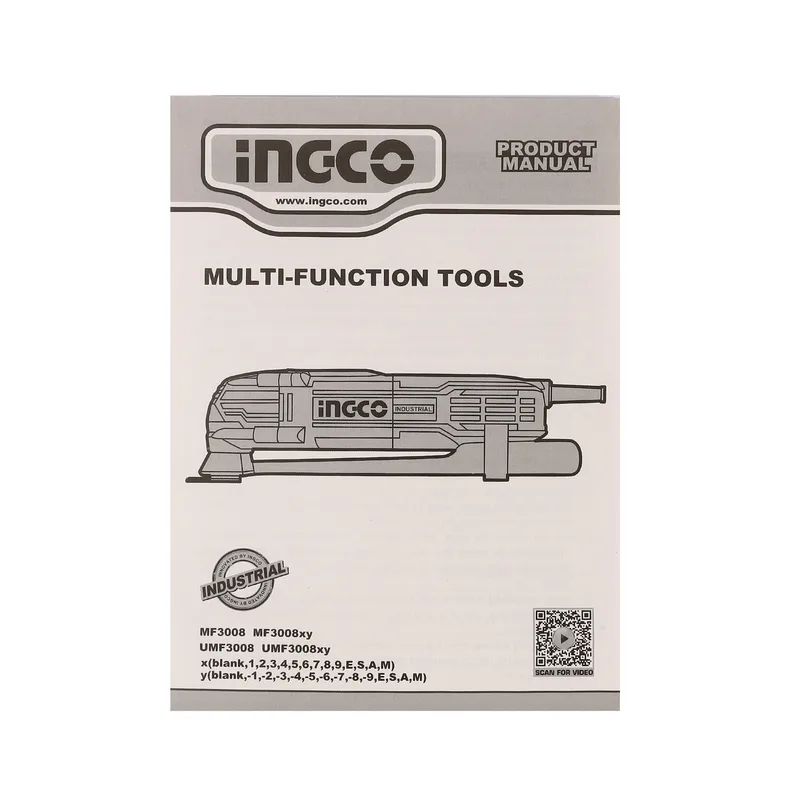 INGCO เครื่องมืออเนกประสงค์ (Multi-Tool) ไร้สาย 220V รุ่น MF3008 - Image 8