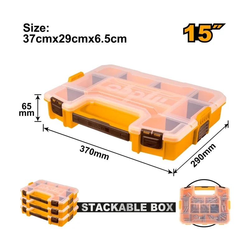 INGCO กล่องเครื่องมือ ขนาด 15 นิ้ว รุ่น PBX1511