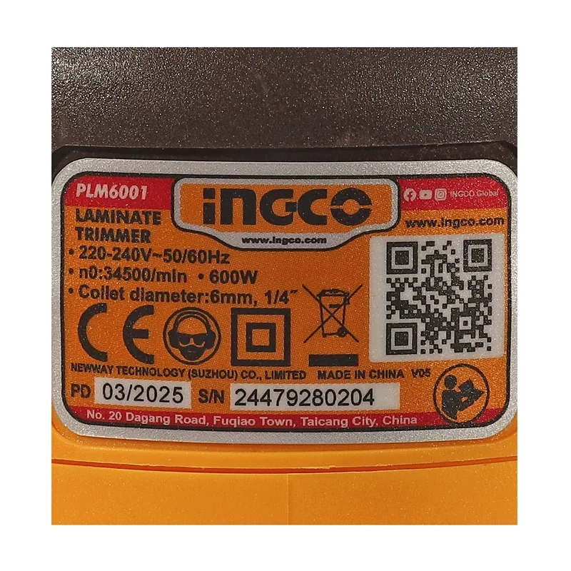 INGCO ทริมเมอร์ไฟฟ้า (Trimmer) กำลัง 600 W รุ่น PLM6001 - Image 6