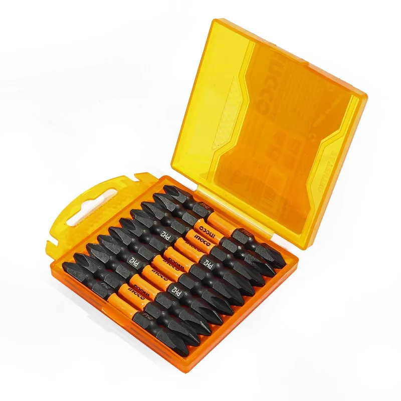 INGCO ดอกไขควงกระแทก PH2 ขนาด 65 มม. แพ็ค 10 ดอก รุ่น SDBIM21PH233