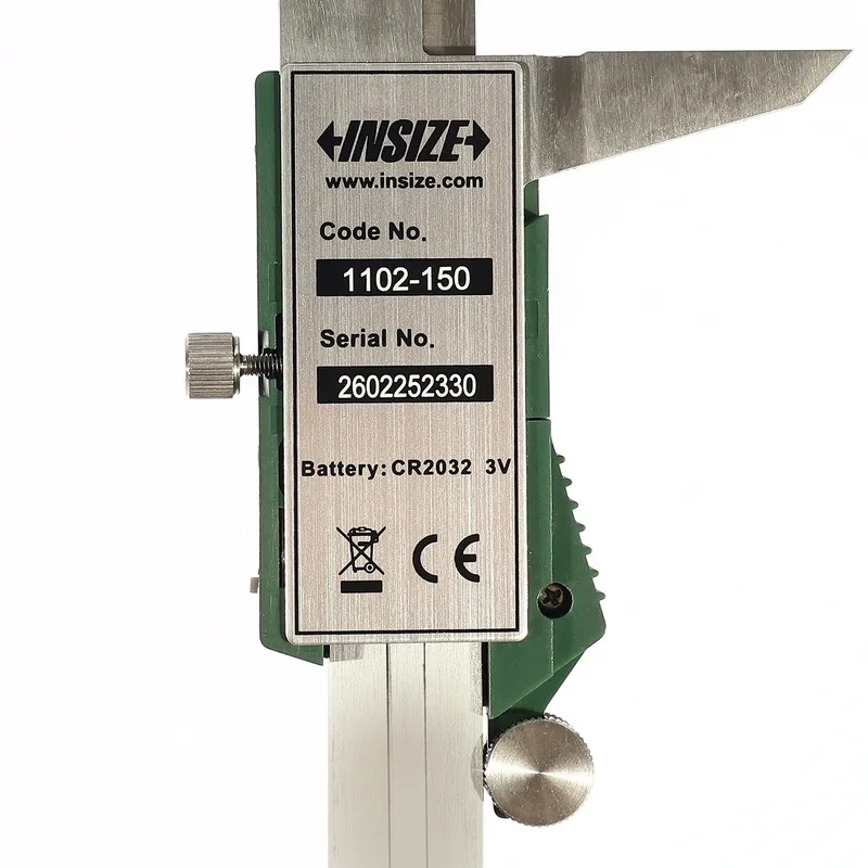 INSIZE เวอร์เนียร์คาลิเปอร์ดิจิตอลอ่านเศษส่วน ช่วงวัด 0-150 มม. (0-6 นิ้ว) รุ่น 1102-150 - Image 3