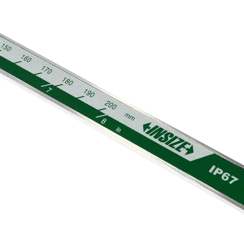 INSIZE เวอร์เนียร์คาลิเปอร์ดิจิตอลกันน้ำ ช่วงวัด 0-200 มม. ความละเอียด 0.01 มม. รุ่น 1118-200B - Image 3