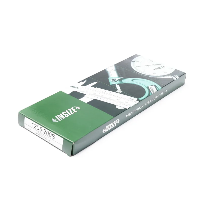 INSIZE เวอร์เนียร์คาลิเปอร์แบบอ่านสเกล ช่วงวัด 0-200 มม. (0-8 นิ้ว) ความละเอียด 0.05 มม. รุ่น 1205-200S - Image 6