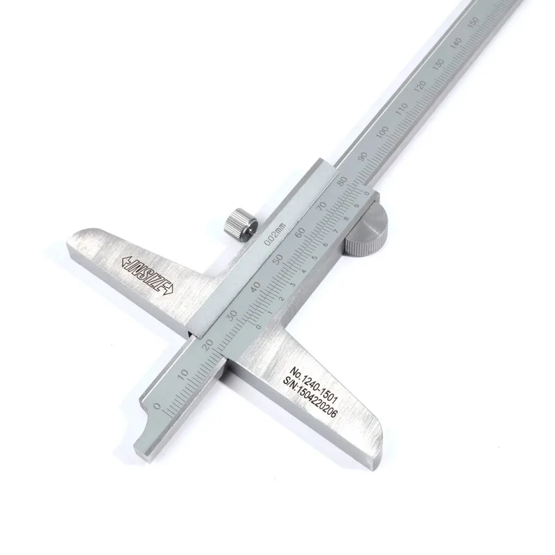 INSIZE เวอร์เนียร์วัดความลึกแบบอ่านสเกล ช่วงวัด 0-150 มม. ความละเอียด 0.02 มม. รุ่น 1240-1501 - Image 3