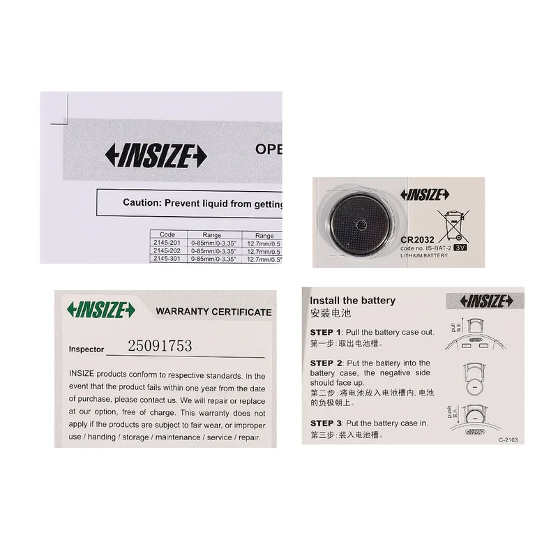 INSIZE เกจวัดร่องดิจิตอล ช่วงวัด 0-85 มม. ความลึกสูงสุด 20 มม. รุ่น 2145-202 - Image 5