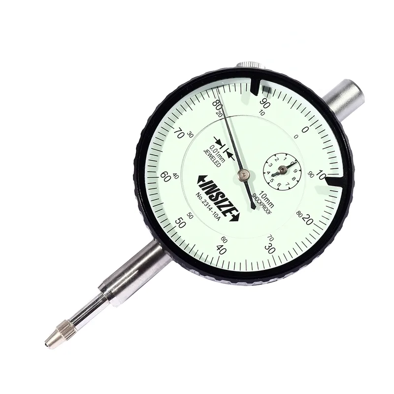 INSIZE ไดอัลเกจแบบป้องกันการกระแทก ช่วงวัด 10 มม. ความละเอียด 0.01 มม. รุ่น 2314-10A - Image 3