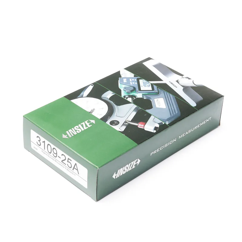 INSIZE ไมโครมิเตอร์วัดนอกดิจิตอล ช่วงวัด 0-25 มม. (0-1 นิ้ว) ความละเอียด 0.001 มม. รุ่น 3109-25A - Image 6