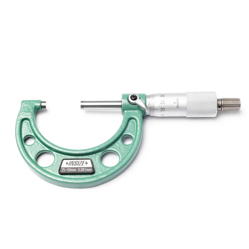 INSIZE ไมโครมิเตอร์วัดนอก ช่วงวัด 25-50 มม. ความละเอียด 0.001 มม. รุ่น 3210-50A - Image 3