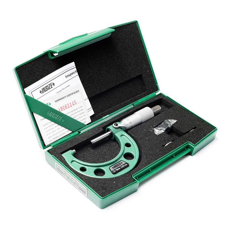 INSIZE ไมโครมิเตอร์วัดนอก ช่วงวัด 25-50 มม. ความละเอียด 0.001 มม. รุ่น 3210-50A - Image 4