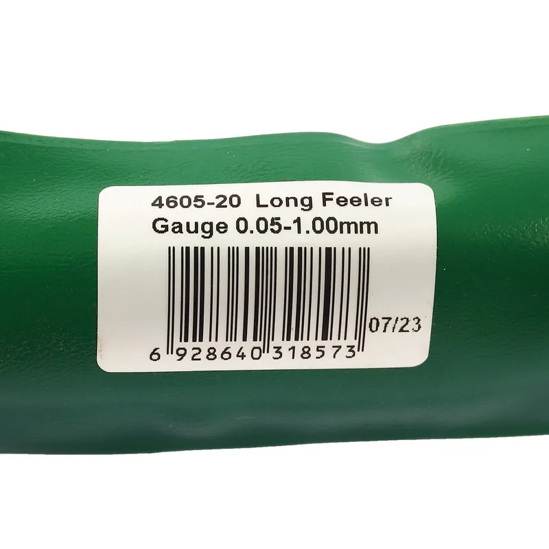 INSIZE ฟิลเลอร์เกจยาว ช่วงวัด 0.05-1.00 มม. จำนวน 20 ใบ รุ่น 4605-20 - Image 4