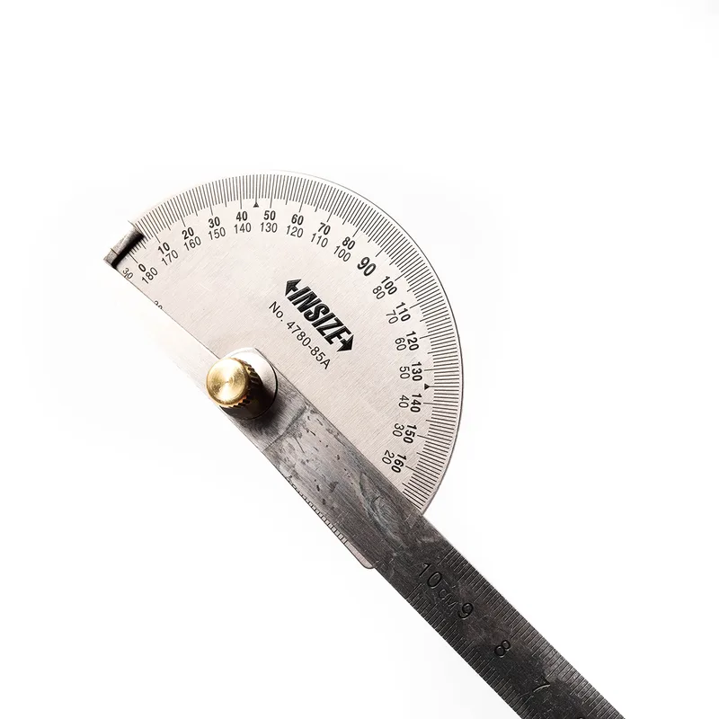 INSIZE โปรแทรคเตอร์ฉากวัดองศา (Protractor) ขนาด 85 มม. รุ่น 4780-85A - Image 3