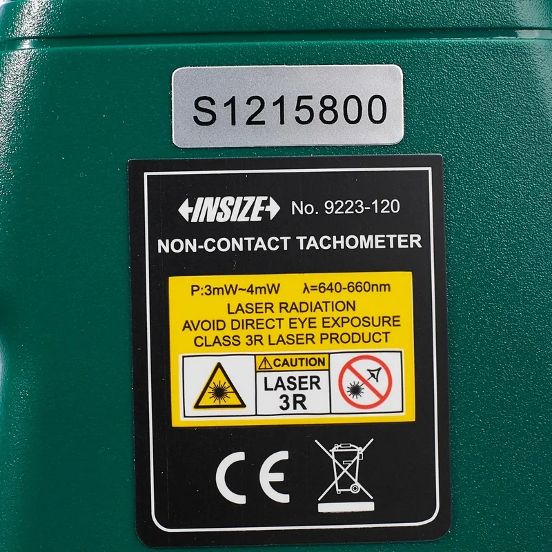 INSIZE เครื่องวัดความเร็วรอบ (Tachometer) ช่วงวัด 1-99999 RPM รุ่น 9223-120 - Image 6