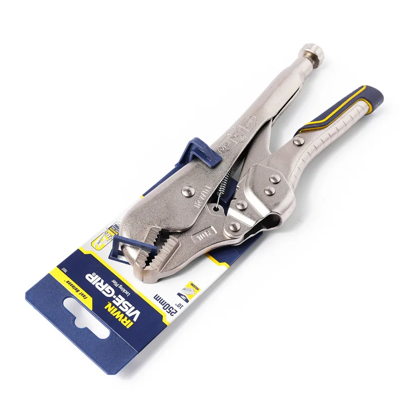 IRWIN คีมล็อคปากตรง VISE-GRIP ขนาด 10 นิ้ว ด้ามยาง รุ่น 10R(FR)