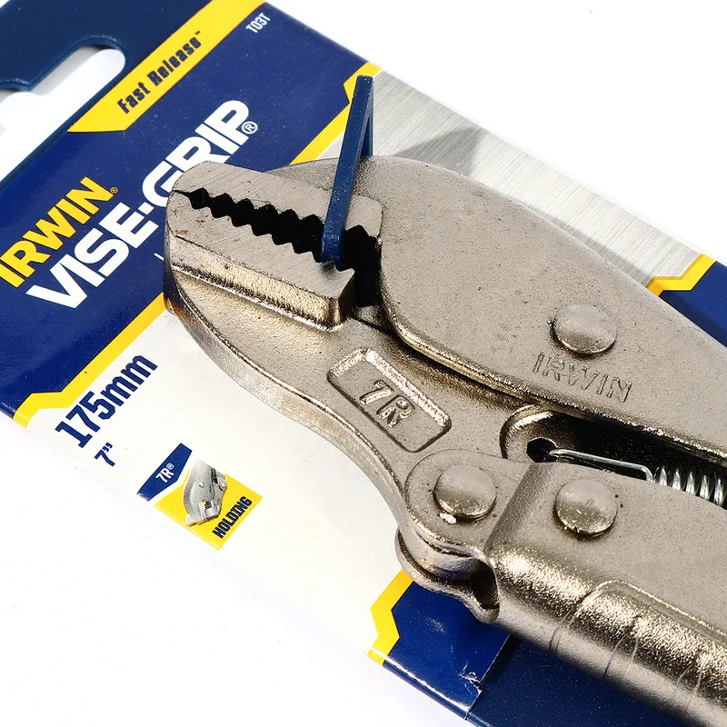 IRWIN คีมล็อคปากตรง VISE-GRIP ขนาด 7 นิ้ว ด้ามยาง รุ่น 7R(FR) - Image 2