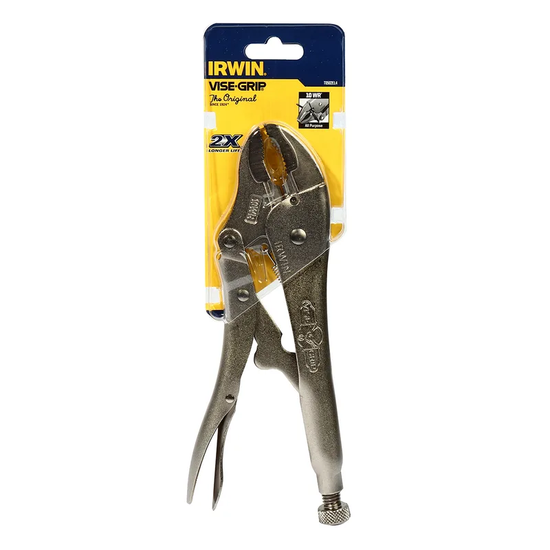 IRWIN คีมล็อคปากโค้ง (ตัดลวด) VISE-GRIP ขนาด 10 นิ้ว รุ่น 10WR