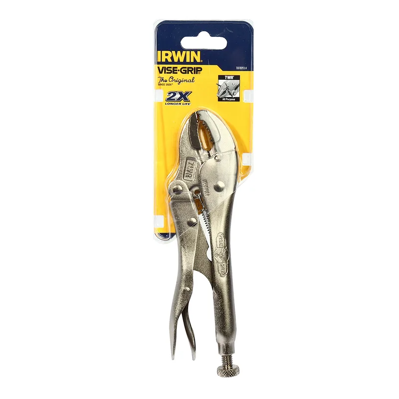 IRWIN คีมล็อคปากโค้ง (ตัดลวด) VISE-GRIP ขนาด 7 นิ้ว รุ่น 7WR