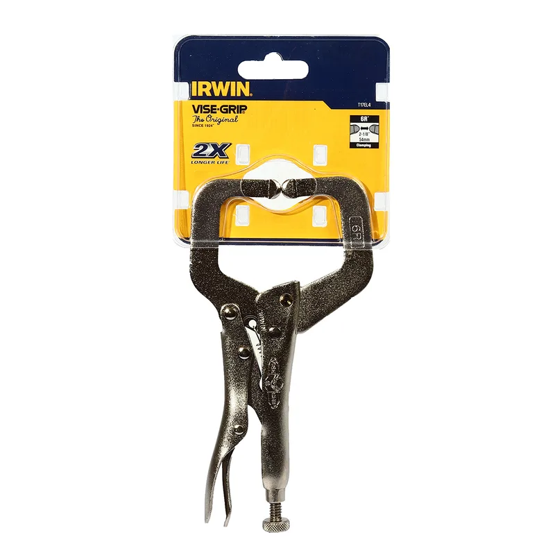 IRWIN คีมล็อคตัวซี ก้ามปู VISE-GRIP ขนาด 6 นิ้ว รุ่น 6R