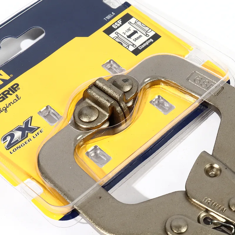 IRWIN คีมล็อคตัวซี (มีแผ่นรอง) VISE-GRIP ขนาด 6 นิ้ว รุ่น 6SP - Image 2