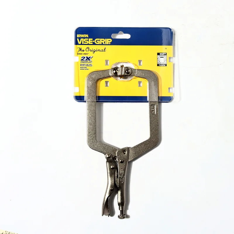 IRWIN คีมล็อคตัวซี (มีแผ่นรอง) VISE-GRIP ขนาด 9 นิ้ว รุ่น 9SP
