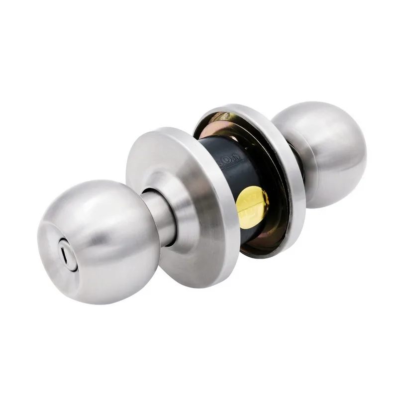 ISON 8012-SS-BK ลูกบิดจานเล็กห้องน้ำ สเตนเลส