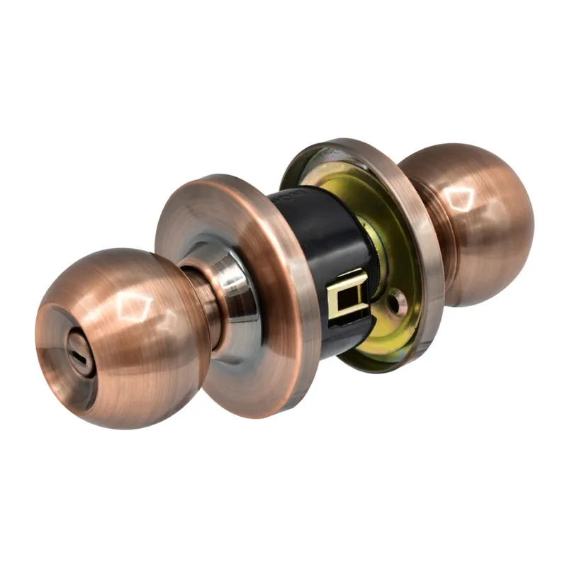 ISON 8013-AC-BK ลูกบิดจานใหญ่ห้องน้ำ สี AC