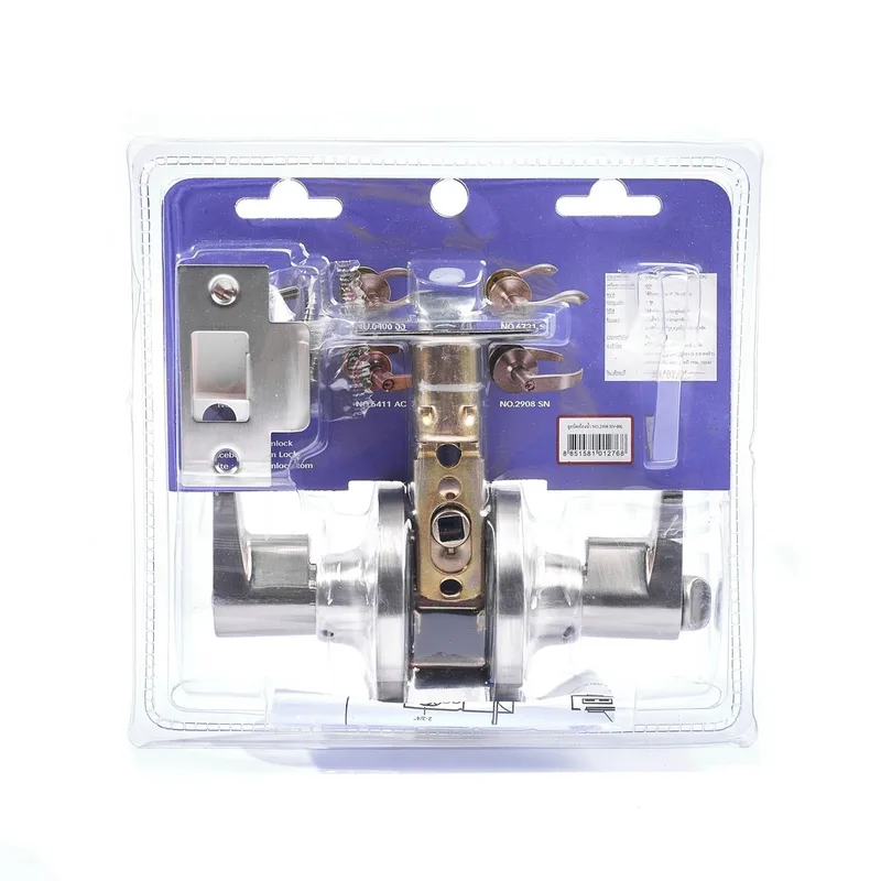 ISON 2908-SN-BK ลูกบิดเขาควายห้องน้ำ ซาติน - Image 3