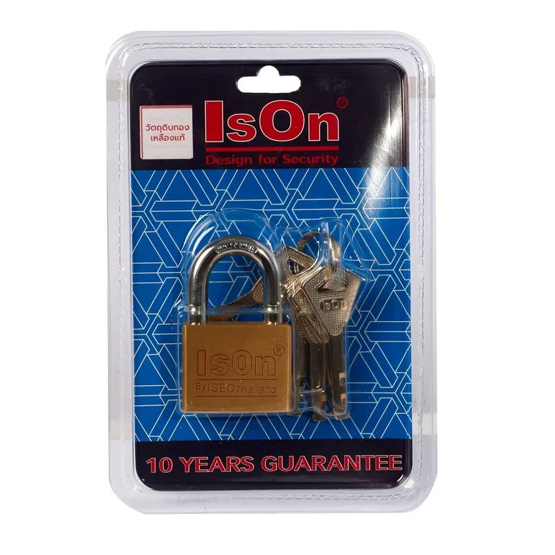 ISON กุญแจทองเหลือง คอสั้น 40มม. NO.450