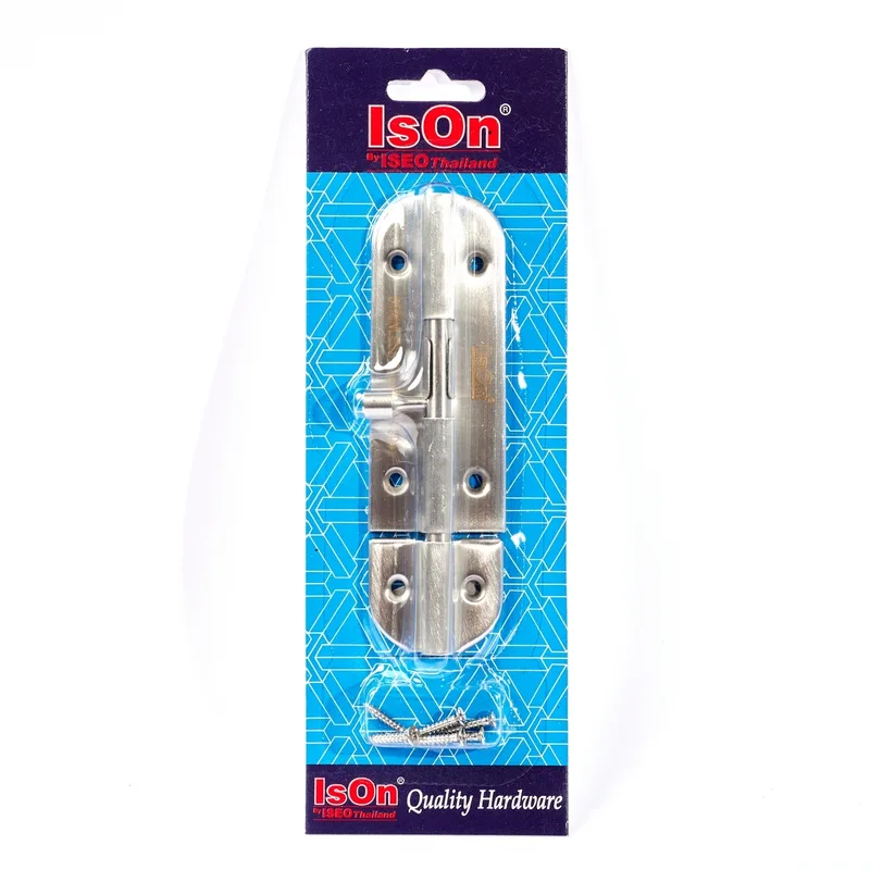 ISON กลอนสเตนเลส รุ่น 148 ขนาด 4" สี SS