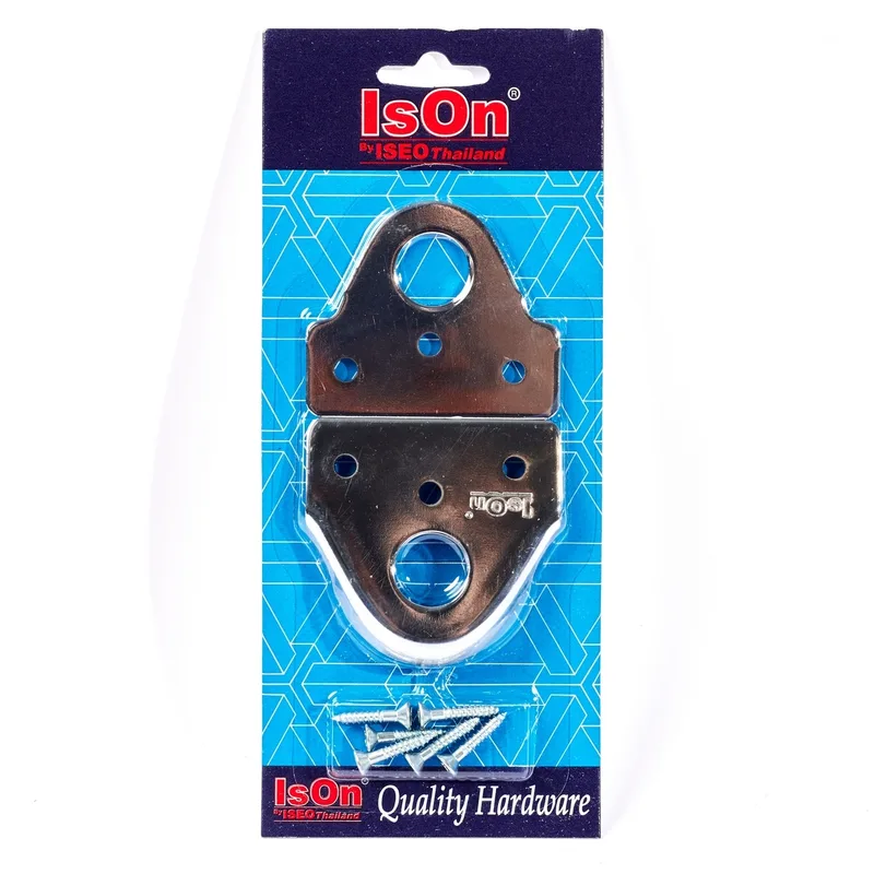 ISON OT-08 สายยูเหล็กคล้องกุญแจ สีโครเมี่ยม