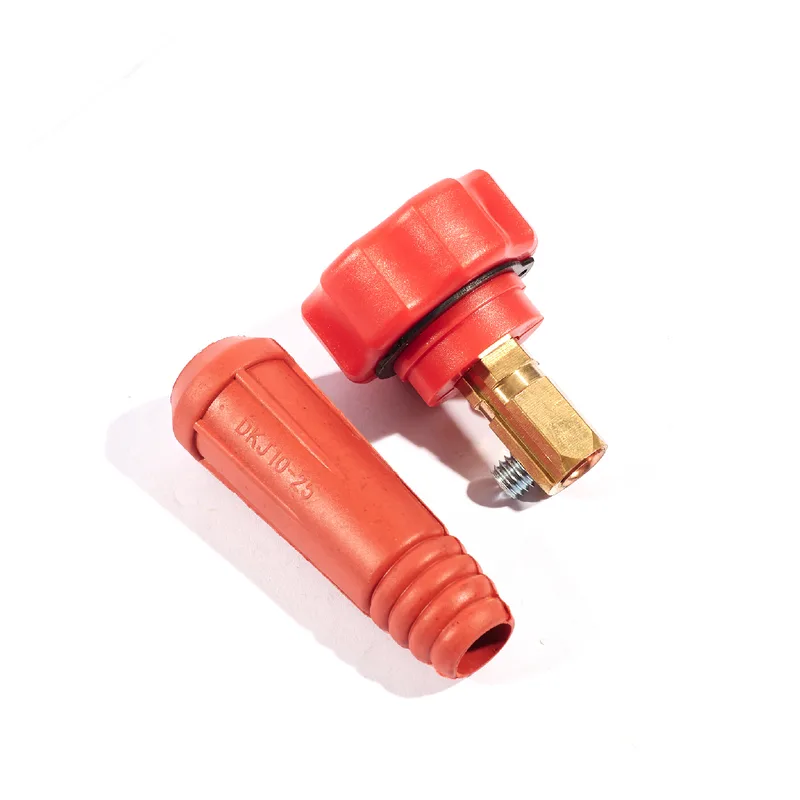 JASIC ข้อต่อเกลียวติดสาย 10-200A สีแดง - Image 3