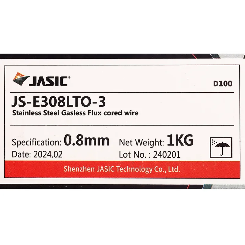 JASIC ลวดเชื่อม MIG สแตนเลส ER308L ขนาด 1KG ใช้แก๊ส - Image 4