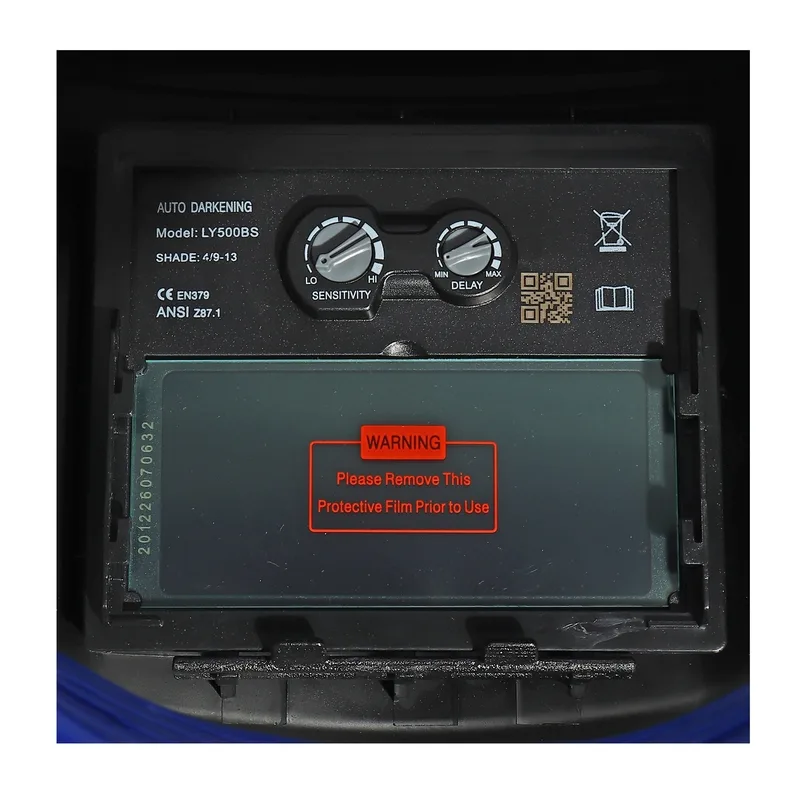 JASIC หน้ากากเชื่อมปรับแสงอัตโนมัติ ปรับเฉด DIN 8.5-12.5 ป้องกัน UV/IR รุ่น LY500BS - Image 4